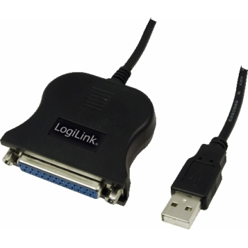 Adaptor USB - Paralel Logilink USB tata la PARALEL mama 1.5 m UA0054A