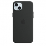 Apple IPHONE 15 PLUS SILICONE CASE/WITH MAGSAFE - BLACK MT103ZM/A