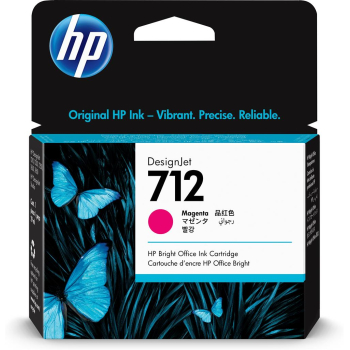 Cartus cerneala Original HP Magenta, nr.712, pentru Designjet T630 series, 38ml, (timbru verde 0.15 lei), 3ED68A 