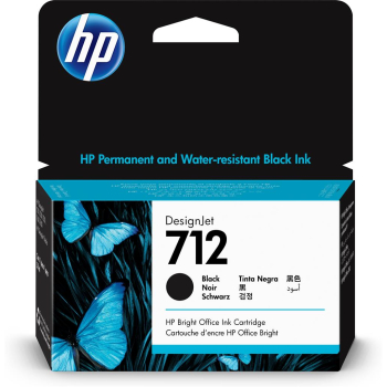 Cartus cerneala Original HP Black, nr.712, pentru Designjet T630 series, 38ml, (timbru verde 0.15 lei), 3ED70A 