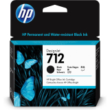 Cartus cerneala Original HP Black, nr.712, pentru Designjet T630 series, 80ml, (timbru verde 0.15 lei), 3ED71A 