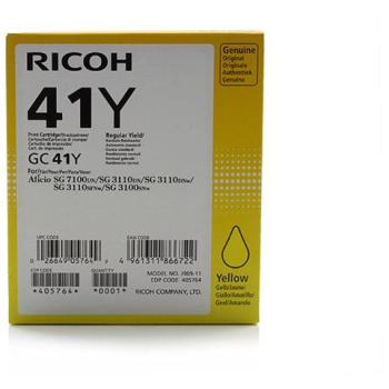 Cartus Toner Ricoh GC-41Y Yellow 2200 pagini for Ricoh Aficio SG 3100SNW, Aficio SG 3110DN, Aficio SG 3110DNW 405764