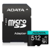 Card memorie ADATA MICROSDHC 512GB AUSDX512GUI3V30SA2-RA1 