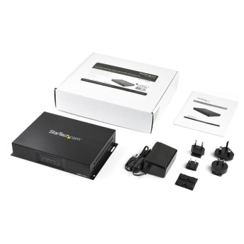 Splitter Startech ST124HDVW, 4x HDMI, Black 2X2 VIDEO WALL CONTROLLER/4K 60HZ - HDMI 2.0 - 1 IN 4 OUT ST124HDVW