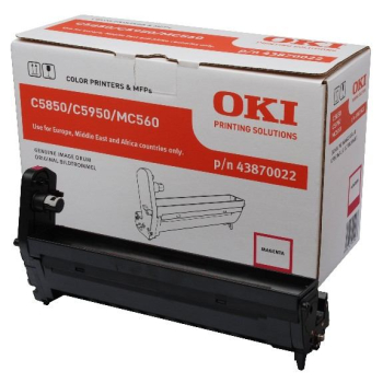 Unitate Cilindru Oki 43870022 Magenta 20000 Pagini for C5850N, C5950N, MC 560N, MC560DN