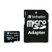 Stick USB MEMORIE SD CARD VERBATIM 128GB CLASA 10 ADAPTOR INCLUS 44085 (TIMBRU VERDE 0.03 LEI) 