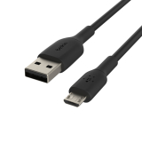 Adaptor Belkin MICRO-USB/USB-A CABLE PVC/1M BLACK CAB005BT1MBK