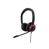 Casti V7 HEADSET W/BOOM MIC 3.5MM EDU/ANTI-BACTERIAL VOL LTD 2M CBL HA530E