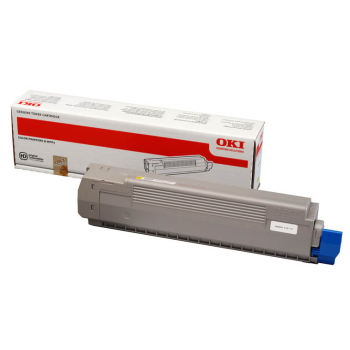 Cartus Toner Oki 44643001 Yellow 7300 Pagini for C801DN, C801N
