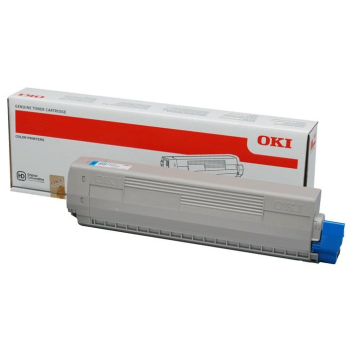 Cartus Toner Oki 44844507 Cyan 10000 Pagini for OKI C831DN, C831DTN, C831N, C841CDTN, C841DN, C841N
