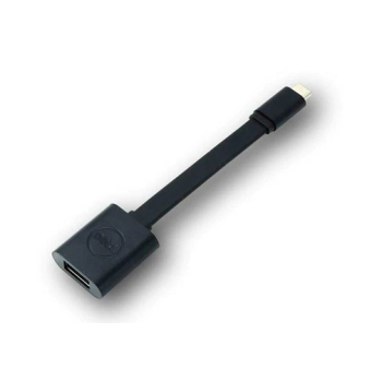 Adaptor CABLU alimentare si date DELL, pt. smartphone, USB 3.0 (M) la USB Type-C (T), 0.13 m, metal, plastic, negru, 470-ABNE-05 (timbru verde 0.08 lei) 