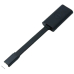 Adaptor CABLU alimentare si date DELL, pt. smartphone, USB 3.0 (M) la USB Type-C (T), 0.13 m, metal, plastic, negru, 470-ABNE-05 (timbru verde 0.08 lei) 