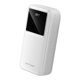 POWER BANK Vention 30.000 mAh, 22.5W PD 20W, QC, 1x USB-C, 2x USB-A, 1x micro USB (doar pt incarcare), afisaj LED, cablu USB A - USB-C 30cm inclus, 700g, alb, POWER BANK Vention 30.000 mAh, 22.5W PD 20W, QC, 1x USB-C, 2x USB-A, 1x micro USB (doar pt incarcare), afisaj LED, cablu USB A - USB-C 30cm inclus, 700g, alb,