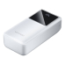 POWER BANK Vention 30.000 mAh, 22.5W PD 20W, QC, &nbsp;1x USB-C, 2x USB-A, 1x micro USB (doar pt incarcare), afisaj LED, cablu USB A - USB-C 30cm inclus, 700g, alb, 