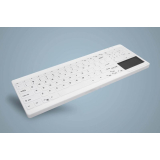 Tastatura Cherry HYGIENE COMPACT ULTRAFLAT/TOUCHPAD KEYBOARD WITH NUMPAD FU AK-C7412F-GUS-W/GE