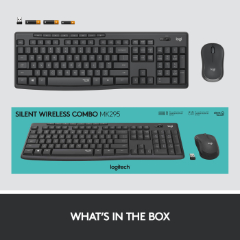 Tastatura Logitech MK295 SILENT WIRELESS COMBO/GRAPHITE - NLB - INTNL 920-009803 Tastatura Logitech MK295 SILENT WIRELESS COMBO/GRAPHITE - NLB - INTNL 920-009803
