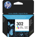 Cartus Cerneala HP 302 Tri-color Original Ink Cartridge (~165 pag) F6U65AE