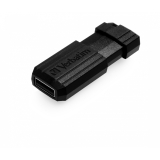 Stick USB MEMORII USB Verbatim 2.0 PINSTRIPE 128GB BLACK, 49071 (timbru verde 0.03 lei) 