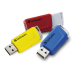 MEMORIE USB VERBATIM STORE` N` CLICK 3X16GB USB 3.0 ROSU/NEGRU/GALBEN 49306 (TIMBRU VERDE 0.03 LEI) 