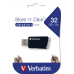 Stick USB MEMORII USB Verbatim VERBATIM 49307 USB CLICK 32GB BLACK, 49307 (timbru verde 0.03 lei) 
