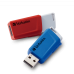 MEMORIE USB VERBATIM STORE `N` CLICK 2X32GB USB 3.0 ROSU/NEGRU 49308 (TIMBRU VERDE 0.03 LEI) 