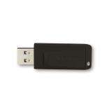 MEMORIE USB VERBATIM SLIDER, USB 2.0, 128GB BLK, 49328 (timbru verde 0.03 lei) 
