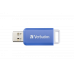 Stick USB MEMORIE USB VERBATIM DATABAR 64GB USB 2.0 ALBASTRU 49455 (TIMBRU VERDE 0.03 LEI) 