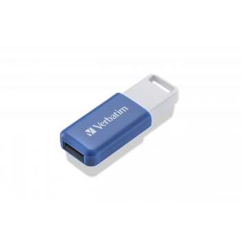 Stick USB MEMORIE USB VERBATIM DATABAR 64GB USB 2.0 ALBASTRU 49455 (TIMBRU VERDE 0.03 LEI) 