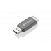 Stick USB MEMORIE USB VERBATIM DATABAR 128GB USB 2.0, GRI 49456 (TIMBRU VERDE 0.03 LEI) 