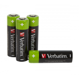 ACUMULATOR REINCARCABIL VERBATIM AAA (R3), 4 BUC. / HR03 49514 (TIMBRU VERDE 0.32 LEI) 