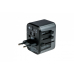 Adaptor universal Verbatim UTA-03, 6-in-1Priza cu USB-C PD si QC, 2 x USB-C, 2 x USB-A 49545 (timbru verde 0.18 lei) 