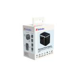 Adaptor universal Verbatim UTA-04, 6-in-1Priza cu USB-C PD si QC, USB-C, 3 x USB-A 49546 (timbru verde 0.18 lei) 