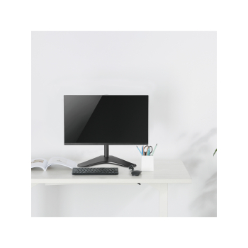 V7 SINGLE DESKTOP MONITOR STAND/13-32IN TILT SWIVEL ROTATE DS1FSS