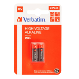 BATERIE ALCALINA VERBATIM 12V 23A 2 BUCATI 49940 (TIMBRU VERDE 0.16 LEI) 