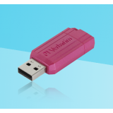 Stick USB MEMORIE USB VERBATIM PINSTRIPE 64GB PINK 49962 (timbru verde 0.03 lei) 