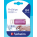 Stick USB MEMORIE USB VERBATIM PINSTRIPE 64GB PINK 49962 (timbru verde 0.03 lei) 
