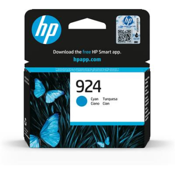 Toner Original HP Cyan, nr.924, pentru 8122|8132, 400, incl.TV 1.2 RON, 