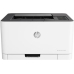 Imprimanta Laser Color HP 150NW, A4, Functii: Impr., Viteza de Printare Monocrom: 18ppm, Viteza de printare color: 4ppm, Conectivitate:USB|Ret|WiFi, Duplex:Nu, ADF:Nu 4ZB95A (timbru verde 11 lei) 