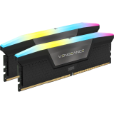 Memorie Corsair Vengeance RGB 32GB, DDR5, 6400MHz, CL36, 2x16GB, 1.4V, Negru CMH32GX5M2B6400C36 