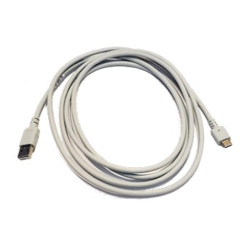Docking Station Zebra EVM CS6080 Cordless Cradle Cable: USB-C (Cradle) to USB-A (Host) Cable; 7ft. (2.1m), Straight - HC White CBL-CS6-S07-0B