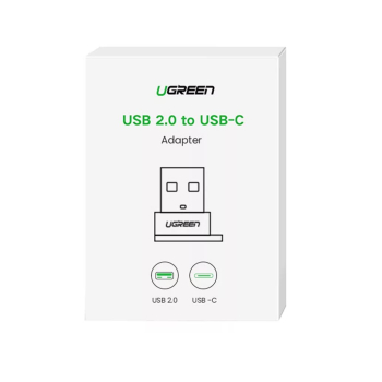 ADAPTOR Ugreen, US280, USB(T) to USB Type-C(M), incarcare max 3A, negru 50568 (timbru verde 0.08 lei) - 6957303855681 