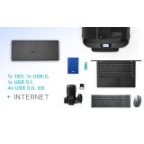 Docking Station I-TEC TB3 3X LCD DOCKING STAT/TRIPLE DISPLAY WITH PD 96W TB3TRIPLEDOCKPD