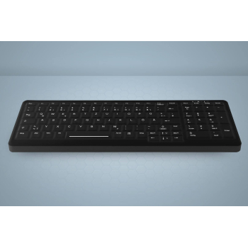 Tastatura Cherry HYGIENE COMPACT KEYBOARD WITH/NUMPAD SEALED USB BLACK AK-C7000F-U1-B/GE
