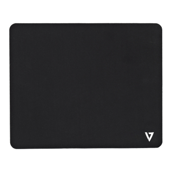 V7 mouse pad / Excellent Point-and-click accuracy / Suitable for all mouse technologies / Durable jersey surface / Non-slip bottom / Material: Jersey / Dimensions: 23x20cm / Black