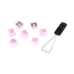 HP HYPERX RUBBER KEYCAPS KIT - Pink 519U0AA#ABA