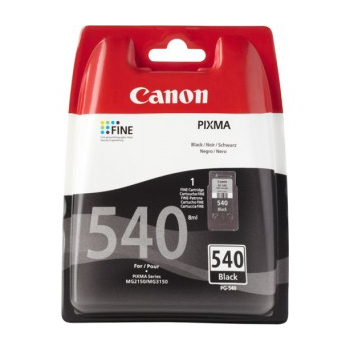 Cartus Cerneala Original Canon Black, PG-540 EUR, pentru Pixma MG2150|MG2250|MG3150|MG3250|MG3550|MG3650|MG4150|MG4250|MX375|MX395|MX435|MX455|MX475, 8ml, (timbru verde 0.15 lei), 5225B001AA 