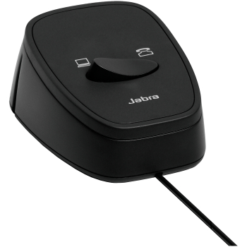 Jabra LINK 180 Switch seamlessly between desk and softphone using the same headset. Plug & Play solution for corded Jabra Headsets w ith PC-based audio and voice- applications