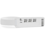 Zebra WRISTBAND, SYNTHETIC, 0.75x6IN (19.05x152.4MM); DT, Z-BAND ULTRA SOFT, COATED, PERMANENT ADHESIVE, HC100 CARTRIDGE,300/ROLL,6/BOX 10015359K