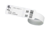Zebra Wristband, Synthetic, 1x7.9375in (25.4x201.6mm); DT, Lam 65843RM / 66213RM, Coated, 1in (25.4mm) core, 263/roll, 6/box, Plain 10031289K Zebra Wristband, Synthetic, 1x7.9375in (25.4x201.6mm); DT, Lam 65843RM / 66213RM, Coated, 1in (25.4mm) core, 263/roll, 6/box, Plain 10031289K