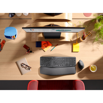 Tastatura Logitech ERGO K860 FOR BUSINESS-GRAPHITE/DEU - CENTRAL 920-010345